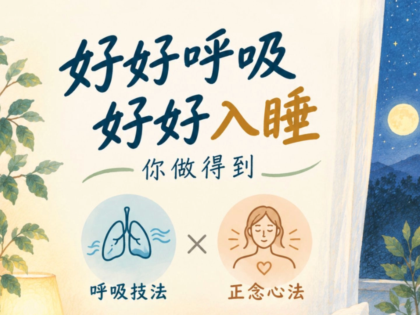 好好呼吸 好好入睡